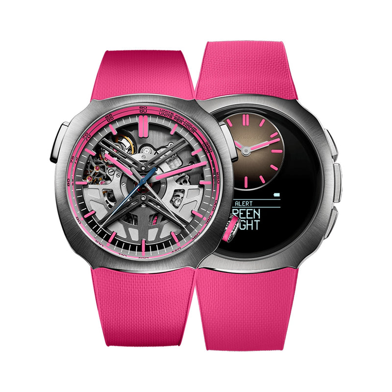 H. Moser & Cie. Streamliner Alpine Drivers & Mechanics Pink Editions
