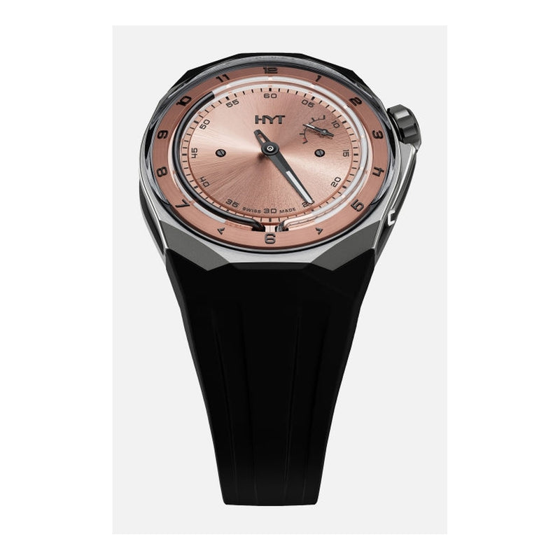 HYT T1 Titanium Salmon watch
