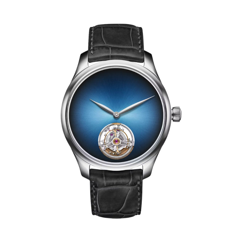H. Moser and Cie. Endeavour Tourbillon Funky Blue