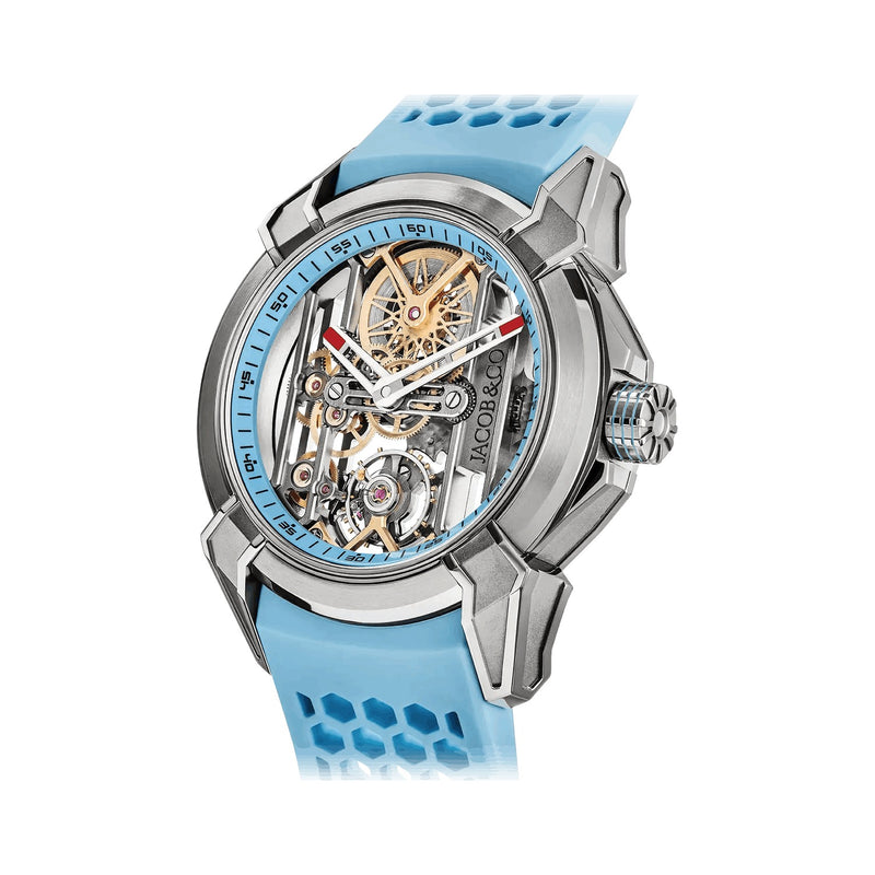 Jacob and Co. Epic X Skeleton Blue Strap
