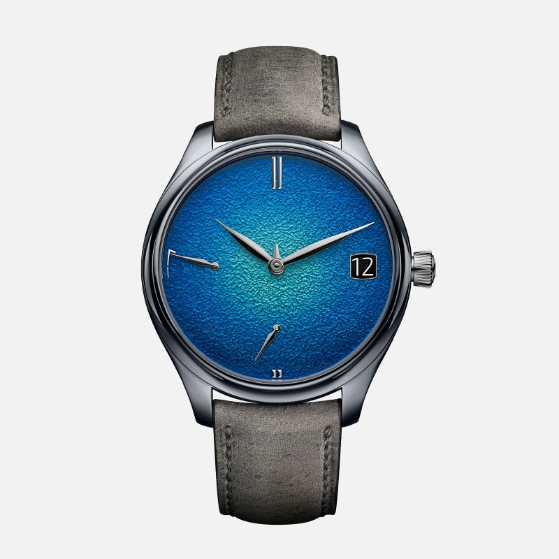 Endeavour Perpetual Calendar Tantalum Blue Enamel