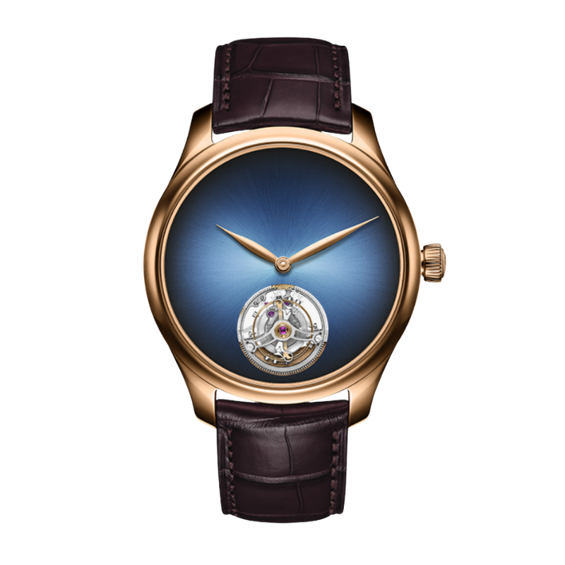 Endeavour Tourbillon Funky Blue Red Gold
