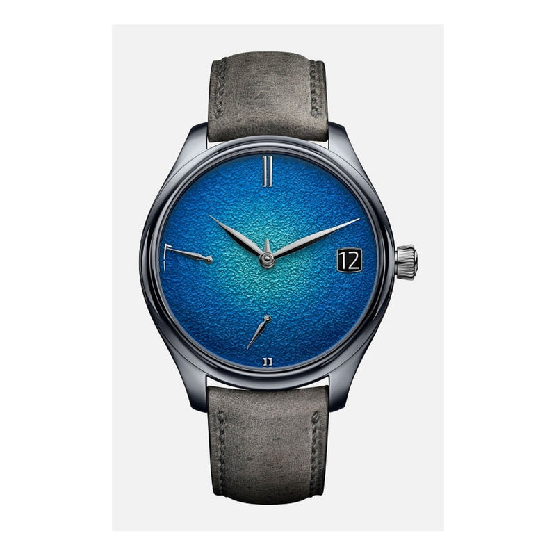 H. Moser and Cie. Endeavour Perpetual Calendar Tantalum Blue Enamel