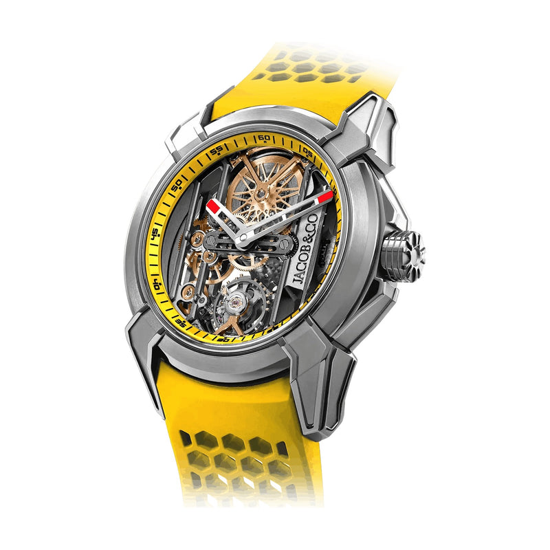 Jacob and Co. Epic X Skeleton Yellow Strap