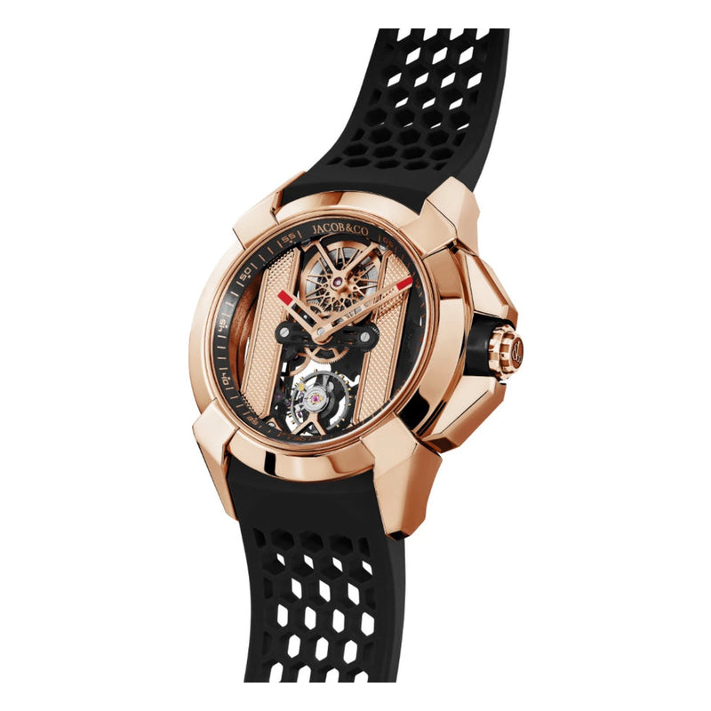 Jacob and Co. Epic X Bridges Rose Gold Black