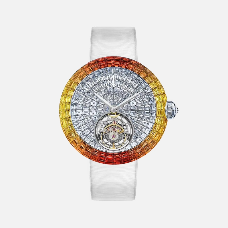 Brilliant Flying Tourbillon Orange Degrade (White Gold)
