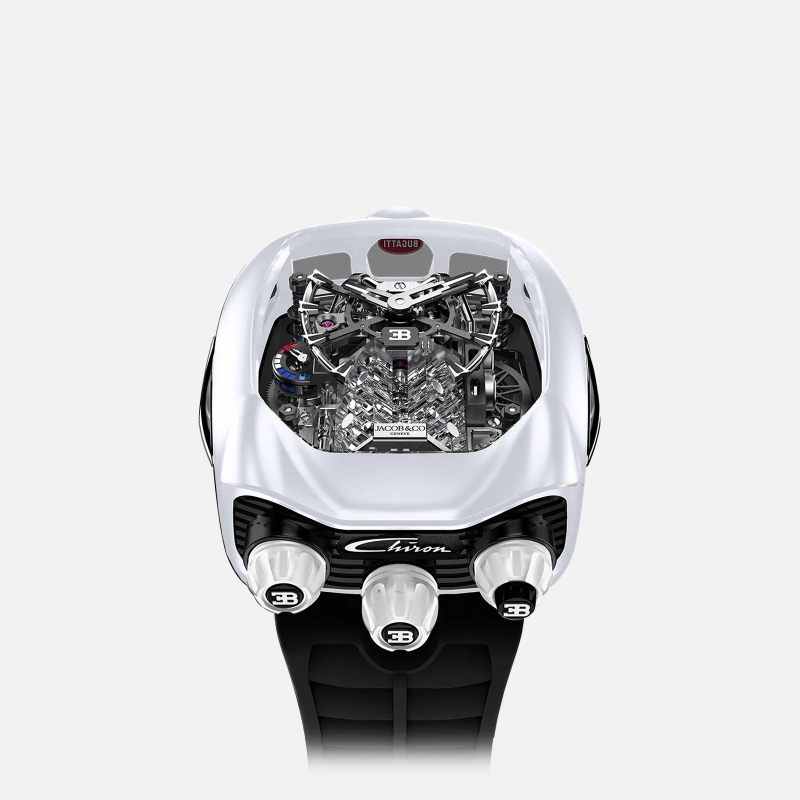 Bugatti Chiron Tourbillon White Ceramic