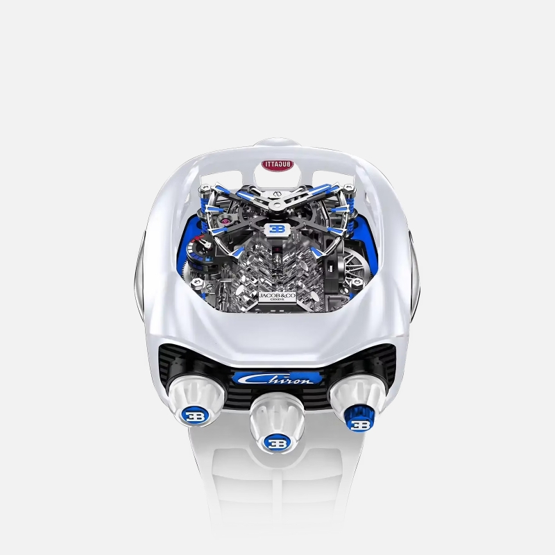 Bugatti Chiron Tourbillon Titanium & White Ceramic Coating