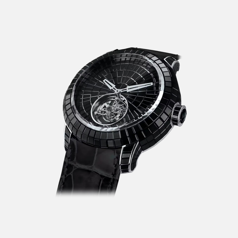 Caviar Tourbillon Black Spinels