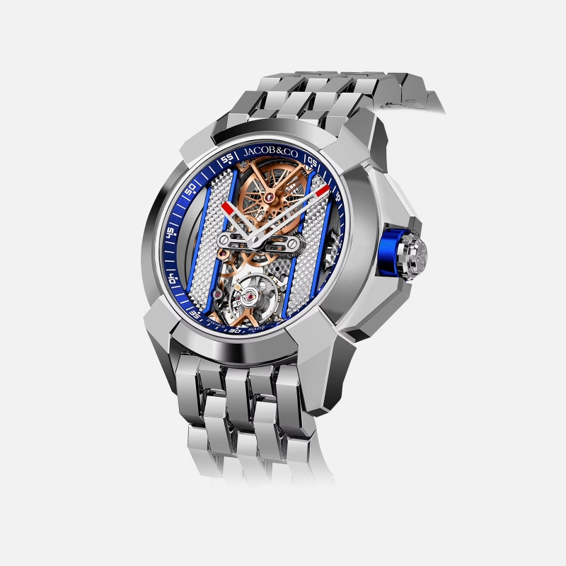 Epic X Bridges Stainless Steel Bracelet (Blue)